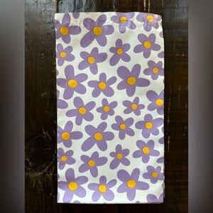 (25ct) Polymailer 6x9 purple flowers